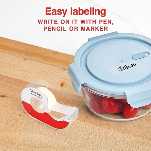 Staples 483534 Caddies Invisible Tape 3/4 بوصة × 11.1 ياردة 4/حزمة (52384-P4D) in Saudi Arabia