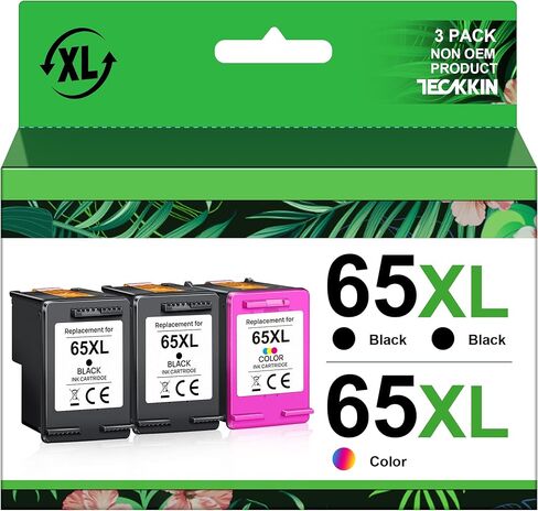 63XL Black/Tri-Color Ink Cartridge (2-Pack) for HP Ink 63 Replacement for HP 63XL Ink Cartridge Combo Pack Work for HP OfficeJet 3830 4650 5255 5258; Envy 4520 4512; DeskJet 1112 2130 3630 Printer in Saudi Arabia