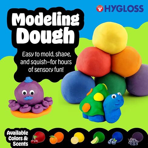 Dough Extruder Set for Kids + Cutters - Clay and Modeling Tools Set - (13 pcs.) - Educational Clay and Dough Tools for Learning, Counting, and Crafting – Strong and Durable in Kuwait