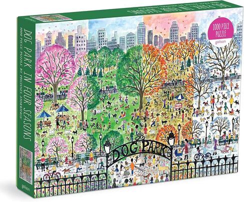 Galison Michael Storrings Cats in The City 1000 Piece Puzzle Featuring Beautiful Artwork of Cats in The City Garden in Saudi Arabia