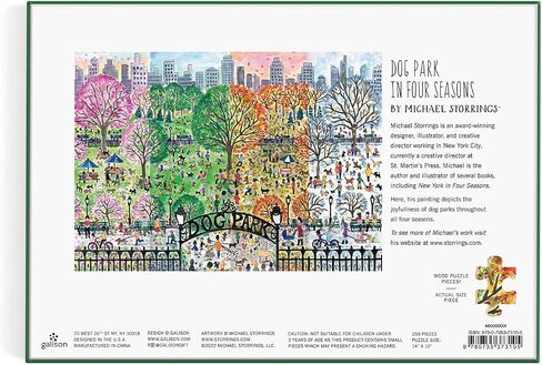 Galison Michael Storrings Cats in The City 1000 Piece Puzzle Featuring Beautiful Artwork of Cats in The City Garden in Saudi Arabia