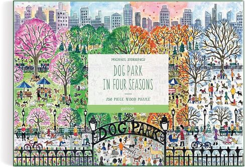Galison Michael Storrings Cats in The City 1000 Piece Puzzle Featuring Beautiful Artwork of Cats in The City Garden in Saudi Arabia