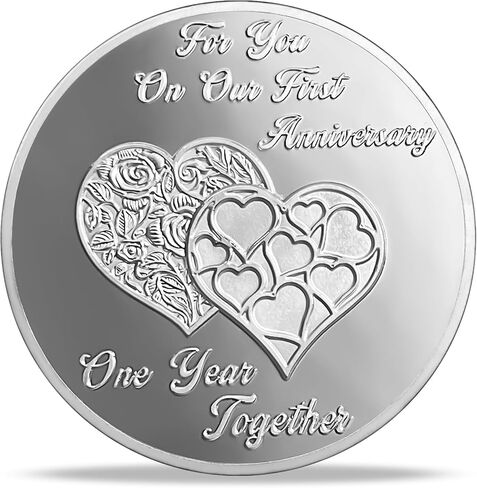 Vintage Floral Happy Birthday Coin | Double-Side Commemorative Lucky Coin with Vintage Floral and Cake | Happy Birthday Presents for Men & Women in Saudi Arabia