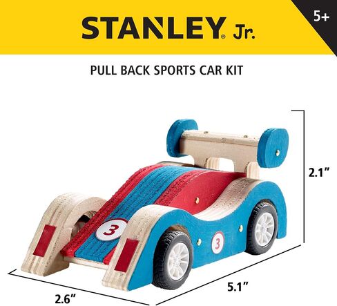 STANLEY Jr. DIY Bird House Kit for Kids and Adults - Easy Assembly Paint-A-Birdhouse Kit - Wooden Birdhouse Kit - Paint & Brushes Included in Saudi Arabia