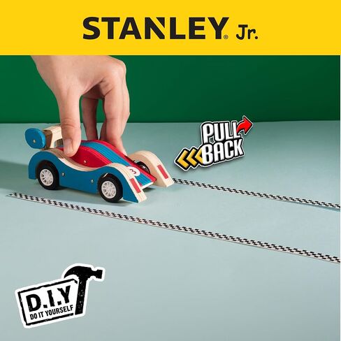 STANLEY Jr. DIY Bird House Kit for Kids and Adults - Easy Assembly Paint-A-Birdhouse Kit - Wooden Birdhouse Kit - Paint & Brushes Included in Saudi Arabia
