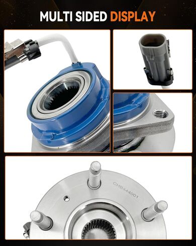 513121 Front Wheel Hub Bearing Assembly Fit for Chevy Impala Lucerne Venture, for Buick Century Regal, for Cadillac Eldorado Deville Seville, for Pontiac Montana Grand Prix 5 Lug w/ABS, 2Pcs in Kuwait