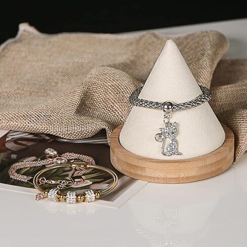 Bracelet Holder Cone Bracelet Display Stand for Show Selling (White) in Kuwait
