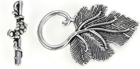 Adabele 20 Sets Cute Owl Toggle Clasp 20.2mm (0.8 Inch) T-Bar Closure Antique Silver Tone for Necklace Bracelet Anklet Jewelry Making MC-AF17 in Saudi Arabia