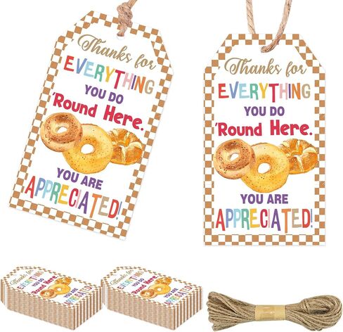 Serencatcher Popcorn Thank You Gift Tags with String, 50pcs Just Poppin by to Say Thank You for All You Do Tags Thanks for Popping by Favors Tags for Teacher Employee Appreciation Thanksgiving Day in Saudi Arabia