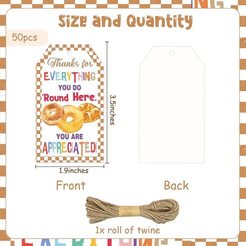 Serencatcher Popcorn Thank You Gift Tags with String, 50pcs Just Poppin by to Say Thank You for All You Do Tags Thanks for Popping by Favors Tags for Teacher Employee Appreciation Thanksgiving Day in Saudi Arabia
