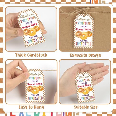 Serencatcher Popcorn Thank You Gift Tags with String, 50pcs Just Poppin by to Say Thank You for All You Do Tags Thanks for Popping by Favors Tags for Teacher Employee Appreciation Thanksgiving Day in Saudi Arabia