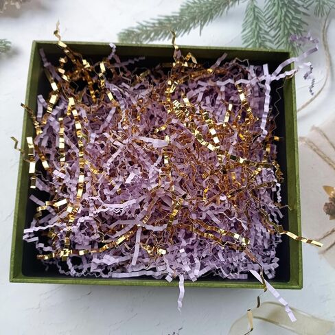 mgohnacl 4oz مجعد الورق ورقة مقسمة لسلال مربع الهدايا حشو ، أرجوان in Kuwait