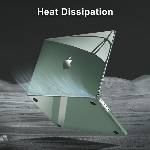 Moseso متوافق مع MacBook Pro 14 بوصة الحالة 2025-2021 M4 M3 M1 M1 A3112 A3185 A3401 A2918 A2992 A2779 A2442 ، تجاوزت Case Natural Hard Case & Keyboard Skin & Type C ، Crystal Black in Saudi Arabia