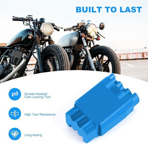 أداة قفل كاميرا مزدوجة الرأس متوافقة مع Harley Twin Cam 1999-2017 ، Dyna Models 1999-2006 ، M8 Milwaukee 8 Motors 2017-2024 ، Black in Kuwait