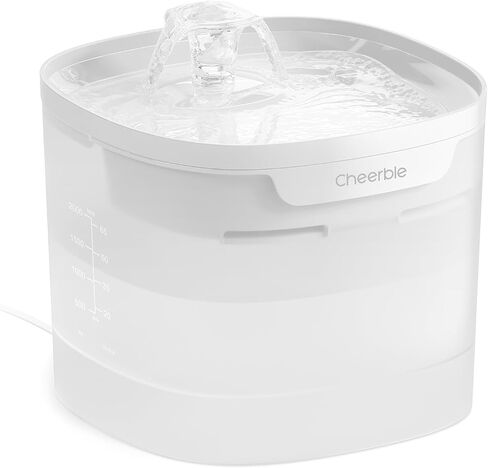 Cheerble Replacement Kit for Cheerble E1+ & E1 Pumpless Cat Water Fountain, Pumpless Design, MagDrive™ Technology, No Cleaning Hassle, No Electrical Leakage, Water Conduit & Impeller x 1 (Pack of 1) in Saudi Arabia