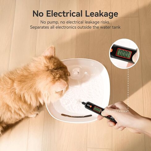 Cheerble Replacement Kit for Cheerble E1+ & E1 Pumpless Cat Water Fountain, Pumpless Design, MagDrive™ Technology, No Cleaning Hassle, No Electrical Leakage, Water Conduit & Impeller x 1 (Pack of 1) in Saudi Arabia
