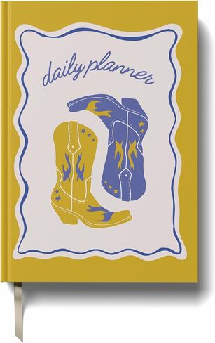 Yop & Tom Undated Daily Planner - Productivity Planner with Flower Theme - Weekly and Daily Organizer with Time Slots in Saudi Arabia