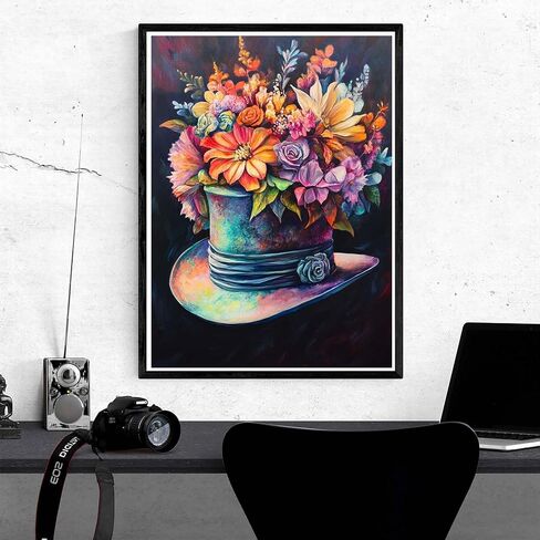 Kaliosy 5d الماس مجموعات فنون للبالغين غواصة من قبل مجموعات الأرقام ، فنية الماس Ocean Ocean Diy Full Crystal Crast Cross Decoration (12x16 inch) 30x40 cm in Kuwait
