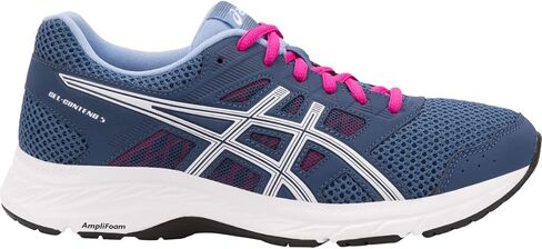 ASICS Women's Patriot 13 Running Shoes, 9, Black/White in Saudi Arabia