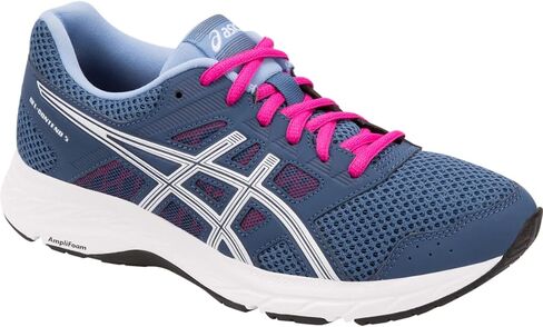 ASICS Women's Patriot 13 Running Shoes, 9, Black/White in Saudi Arabia