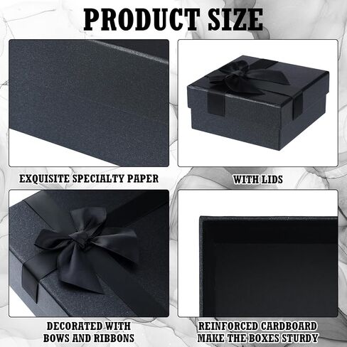 Tenceur 10 Pcs Christmas Nested Gift Boxes with Lids Assorted Sizes Gift Boxes for Presents Gift Box with Ribbon for Birthdays, Weddings, Housewarmings, Anniversaries, Valentines(10 Size,Red, White) in Saudi Arabia