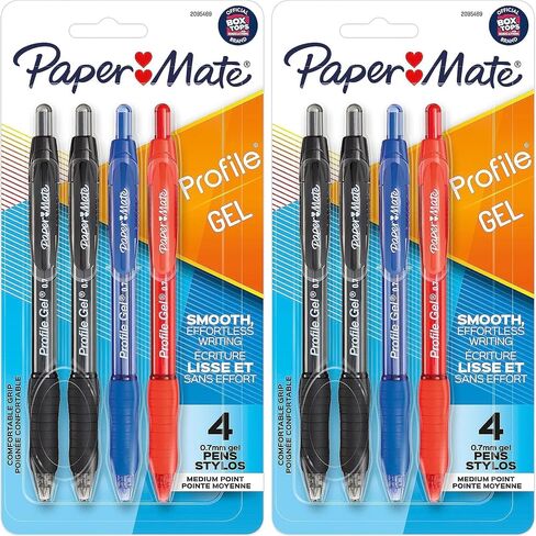 Paper Mate Mate Profile Gel ، 4 / Pack (حزمة 2) in Saudi Arabia