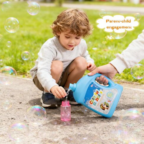 SHCKE Bubble Machine ترقية منفاخ فقاعة مع اثنين من المعجبين ، 20000+ فقاعات في الدقيقة للأطفال صانع الفقاعات التلقائي الذي تديره المكون الإضافي أو البطاريات لحفلة عيد ميلاد داخلية في الهواء الطلق in Kuwait