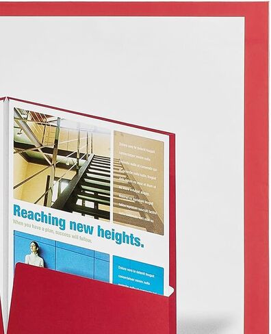 Staples; 2-Pocket Laminated Folders, White, 10/Pack in Saudi Arabia