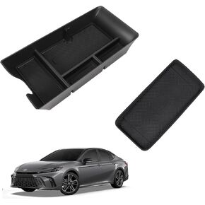 Center Console Organizer Compatible with 2025 Camry Accessories, Armrest Storage Box Glove Organizer Tray Secondary Insert with Coin and Sunglasses Holder in Kuwait