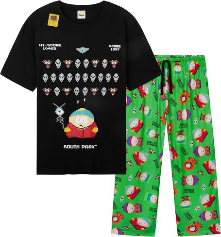 South Park Men's Pajamas Set, Soft Cotton Loungewear - Fun Gifts for Him in Kuwait