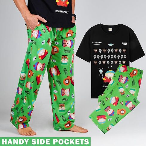 South Park Men's Pajamas Set, Soft Cotton Loungewear - Fun Gifts for Him in Kuwait