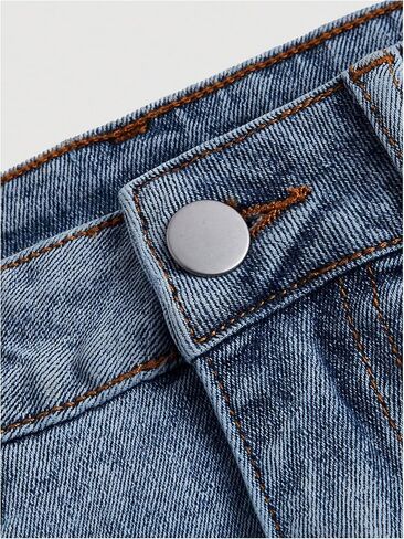 WDIRARA Women's Bowknot High Waist Denim Skirt Y2k Bodycon Mini Skirts with Pockets in Saudi Arabia