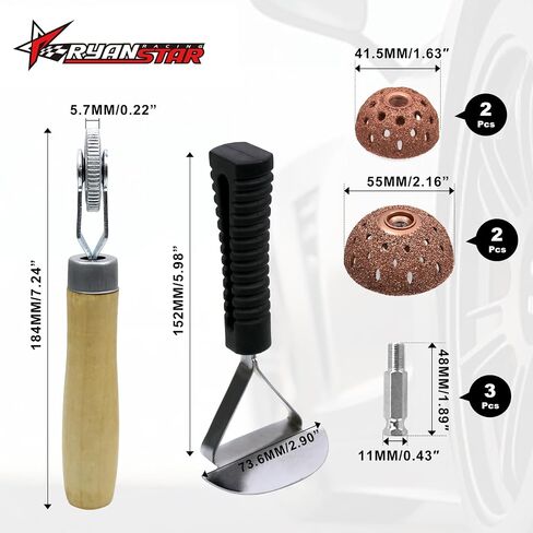 RYANSTAR RACING 2500 دورة في الدقيقة منخفضة السرعة الهواء الإطارات العازلة طقم إصلاح الإطارات تلميع تنظيف أداة هوائي التلقائي التلميع عجلة آلة الإطارات التصحيح أدوات العادم الخلفي in Kuwait