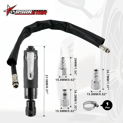 RYANSTAR RACING 2500 دورة في الدقيقة منخفضة السرعة الهواء الإطارات العازلة طقم إصلاح الإطارات تلميع تنظيف أداة هوائي التلقائي التلميع عجلة آلة الإطارات التصحيح أدوات العادم الخلفي in Kuwait