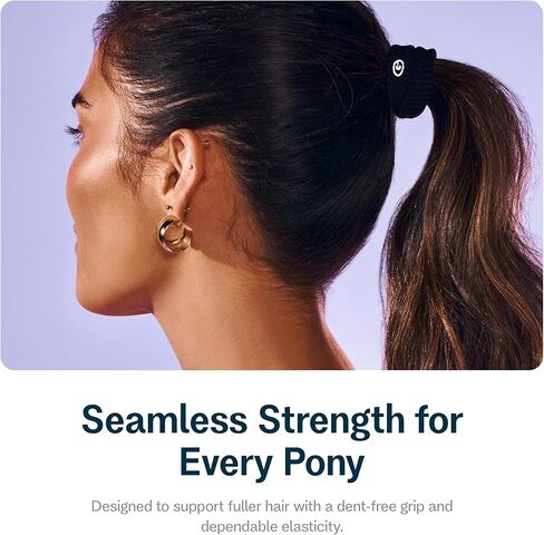 Gimme Beauty - ربطات شعر سميكة - بلوندي - ربطات شعر خالية من التلف - مصنوعة من ألياف مطاطية غير ملحومة - إكسسوارات شعر سميكة + مجعد - بدون تمزق أو خدوش أو كسر (6 قطع) in Kuwait