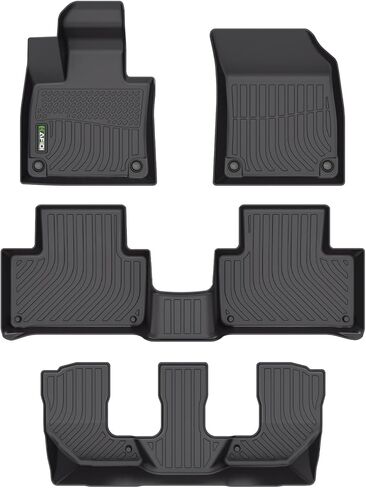 HAFIDI® Floor Mats & Cargo Liner Set Fit for 2020-2024 2025 Mercedes Benz GLE丨GLE 350丨GLE 450 (No for Coupe) All Weather Protection TPE Anti-Slip Car Full Set Floor Liners Custom Accessories - Black in Kuwait