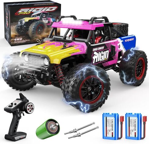 1/14 Brushless RC Cars for Adults, Fast Rc Car Max 36mph 4x4 Off-Road RC Truck with 2 Lipo Batteries, High Speed Remote Control Car with 35A Waterproof ESC, All Terrain Off-Road Truck in Saudi Arabia