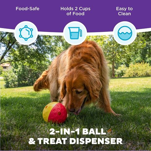 Outward Hound by Planet Dog Snoop Interactive Treat Dispensing Dog Toy, Large, Blue in Kuwait