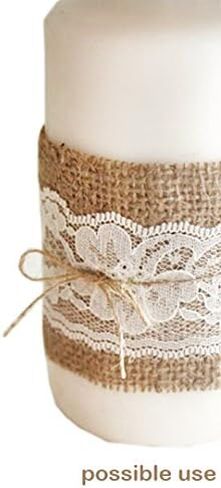 HipGirl 20 Yards White Lace Ribbon for Crafts,Lace Fabric Ribbon for Gift Wrapping Supplies for Wedding Invitation, Cards, Present Decorations, Birthday Gift Package Wrapping. 2" Wide in Saudi Arabia