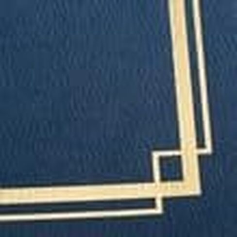 PaperDirect Blue Certificate Jackets - Pack of 50, 9.5 x 12, Gold Double Foil Border - Perfect for Diplomas, Employee Recognition, Volunteer Appreciation, Award Ceremonies, Birthdays - Made in USA in Saudi Arabia