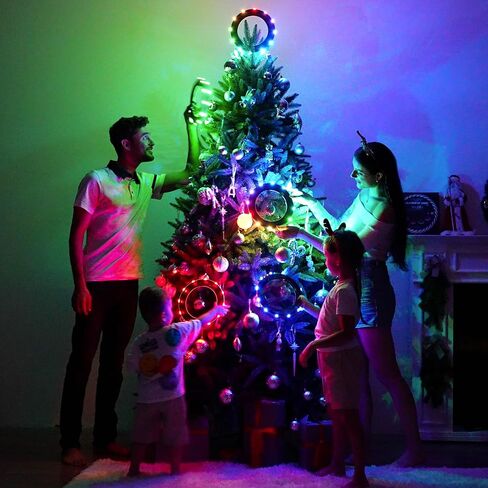 TOSY Flying Ring - 12 LEDs, Super Bright, Soft, Auto Light Up, Safe, Waterproof, Lightweight Frisbee, Cool Birthday, Camping, Easter Basket Stuffers & Outdoor/Indoor Gift Toy for Boys/Girls/Kids in Saudi Arabia