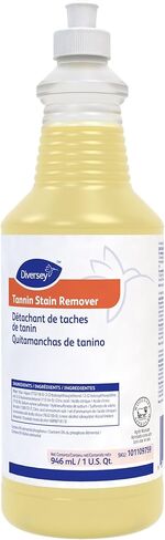 Diversey 101109759 Tannin Stain Remover, Liquid Carpet Spot Cleaner for Coffee, Tea, Cola Soda Stains, Fruity Scent, Ready-to-Use, 32-Ounce in Saudi Arabia
