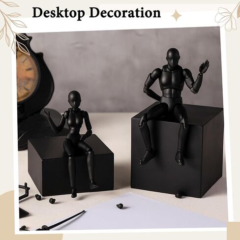 Yookeer Body Kun and Body Chan Dx Set, Drawing Action Figures Female and Male PVC Drawing Doll Human Model Figure with Joints for Artists(Gray) in Kuwait