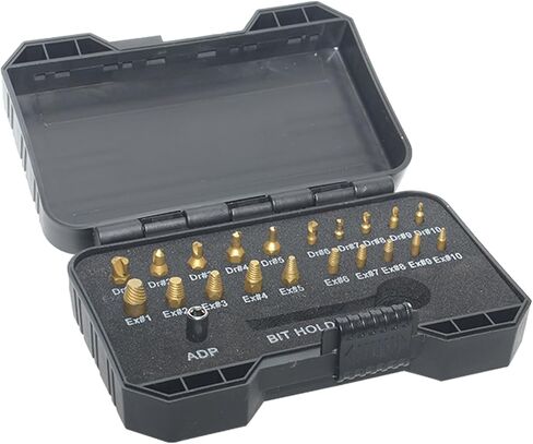22Pcs Damaged Screw Extractor Disassemble Screws Studs Slip Teeth Demolish r Tools in Saudi Arabia