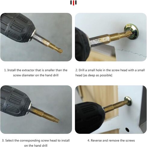 22Pcs Damaged Screw Extractor Disassemble Screws Studs Slip Teeth Demolish r Tools in Saudi Arabia