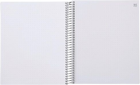 Erin Condren Modern Geometric Coiled Notebook, 8.5x11 Productivity, Platinum Coil in Saudi Arabia