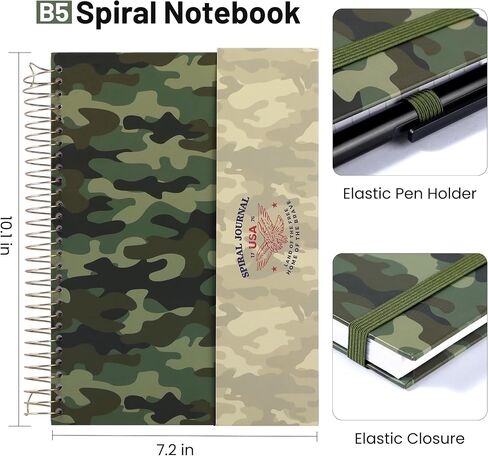 Yoment Hardcover Spiral Notebook 7 x 10 B5 Pink Notebook College Ruled, 200 Pages Notebooks for Work School, 100GSM Cute Notebooks for Women Men Writing in Saudi Arabia