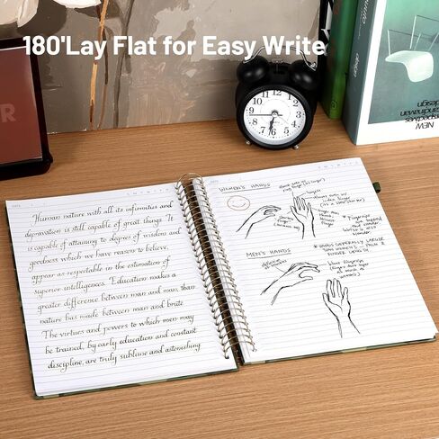 Yoment Hardcover Spiral Notebook 7 x 10 B5 Pink Notebook College Ruled, 200 Pages Notebooks for Work School, 100GSM Cute Notebooks for Women Men Writing in Saudi Arabia