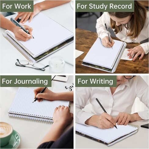 Yoment Hardcover Spiral Notebook 7 x 10 B5 Pink Notebook College Ruled, 200 Pages Notebooks for Work School, 100GSM Cute Notebooks for Women Men Writing in Saudi Arabia