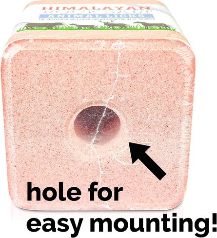 Himalayan Secrets® 11LB (5KG) Compressed Pink Himalayan Salt Lick | for Livestock and Wildlife Animals | 100% Pure & Natural Feed Salt Block | Natural Minerals and Trace Elements in Saudi Arabia